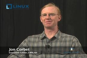 Jon Corbet er kernelutvikler for Linux. <i>Foto:  Julien</i>