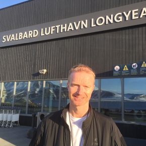 Flyplassjef på Svalbard Lufthavn, Carl Einar Ianssen. <i>Foto:  privat</i>