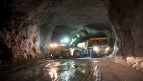 Dalen gruver i Brevik, hvor Norcem i dag har gruveaktivitet, ønsker NOAH å benytte til nytt deponi for spesialavfall. <i>Foto:  Norcem</i>