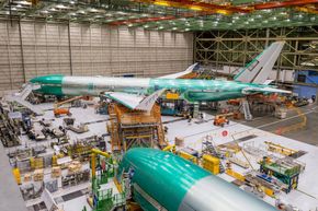 Boeing er i ferd med å fullføre byggingen av de første 777X-testflyene. <i>Foto:  Boeing</i>