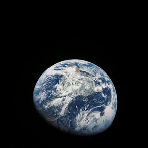 Jorden sett fra Apollo 8.