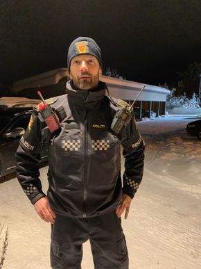 Innsatsleder og politiførstebetjent i Troms, Ragnar Schjølset. <i>Foto:  Politiet</i>