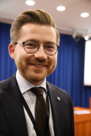Klima- og miljøminister Sveinung Rotevatn (V). <i>Foto:  Tore Stensvold</i>
