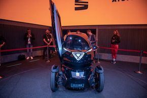 Seat Minimo minner en hel del om Renault Twizy. <i>Foto:  Odd Richard Valmot</i>