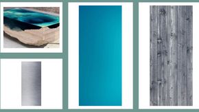 Designerens valg av farger og materialer til Norges paviljong på EXPO2020 i Dubai <i>Kollasje:  RINTALA-EGGERTSSON ARCHITECTS / EXPOMOBILIA / FIVE CURRENTS</i>