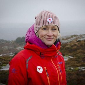 Helene Ødven, leder for Bergen og Hordaland Turlag. <i>Foto:  Bergen og Hordaland Turlag/André Marton Pedersen</i>
