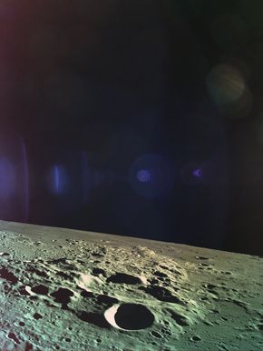 Beresheet rakk å ta blant annet dette bildet av Månen før fartøyet krasjlandet.