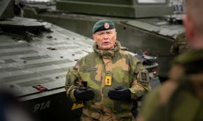Generalmajor Odin Johannessen, Sjef Hæren. <i>Foto:  Eirik Helland Urke</i>