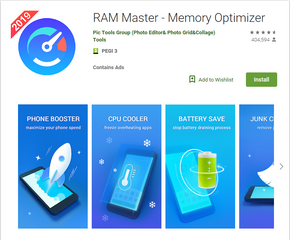 RAM Master er blant appene fra DO Global som skal ha inneholdt klikksvindel-programvaren. <i>Foto:  Checkpoint Research</i>