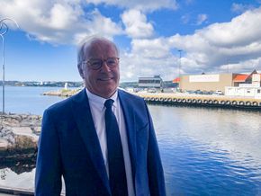 Tom Nysted er avtroppende konsernsjef i Agder Energi. <i>Foto:  Tuva Strøm Johannessen</i>