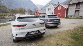 Jaguar I-Pace og Audi E-Tron. <i>Foto:  Marius Valle</i>