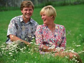 1991: Da Erik Solheim var SV-leder, og Kristin Halvorsen var medlem av utenrikskomiteen. Solheim uttalte at Kristin var et funn for SV, og hun ble den naturlige arvtaker da han ga seg som partileder i 1997. <i>Foto:   Janne Møller-Hansen / VG</i>