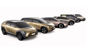 Disse konseptene skal gi et hint om Toyota-elbiler som kommer en gang neste tiår. <i>Foto:  Toyota</i>