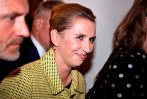 Socialdemokratenes leder Mette Frederiksen kan bli Danmarks nye statsminister. Nå vil hun kutte klimagassene med 70 prosent. <i>Foto:  HENNING BAGGER</i>