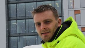 Joakim Hjertum er seksjonssjef for veiforvaltning i Bymiljøetaten. <i>Foto:   Bjørn Olav Amundsen</i>