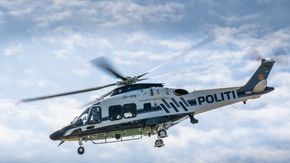 Politiets helikoptertjeneste har nå tre slike AW169-helikoptre. <i>Foto:  Eirik Helland Urke</i>