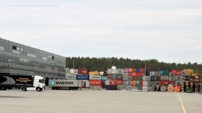 Lurte du på hvor alle konteinerne var blitt av? <i>Foto:  Knut Bjørheim</i>