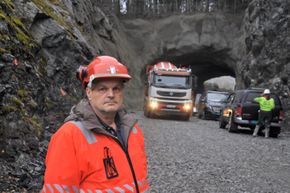 Walther Hjelvik er vegvesenets prosjektleder for oppgraderingen av Rustandtunnelen. <i>Foto:  Kjell Wold, Statens vegvesen</i>