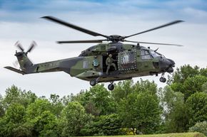 Et tysk NH90 TTH. Bundeswehr skal nå inspisere halerotorene på helikoptrene produsert før 2018 før de kan fly igjen. <i>Foto: Airbus</i>
