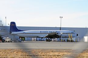 Flyet er fortsatt i bruk av dagens eier, Everts Air Cargo. <i>Foto:  Helge Nyhus</i>