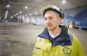 Tor Arne Fallet er ITB-koorinator på Snø, den nye innendørs skihallen på Lørenskog. <i>Foto:  Eirik Helland Urke</i>