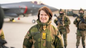 For 15 måneder siden kunne generalmajor Tonje Skinnarland på Rygge kunne erklære første operative evne (IOC) med sine F-35A. <i>Foto:  Eirik Helland Urke</i>