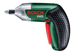 I 2003 kom Bosch med verdens første verktøy med litium-ionbatteri. Den batteridrevne skrumaskinen IXO ble verdens mest populære el-verktøy. <i>Foto:  Bosch</i>
