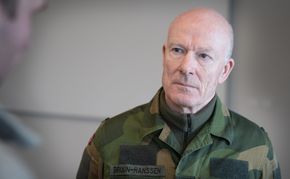 Forsvarssjef Haakon Bruun-Hanssen. <i>Foto: Eirik Helland Urke</i>
