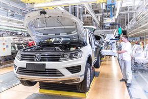 Volkswagens fabrikk i Bratislava i Slovakia stenges midlertidig. <i>Foto:  Volkswagen</i>