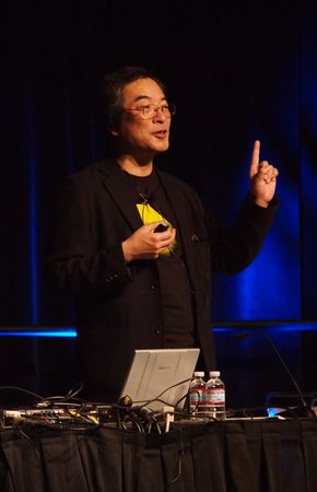 Toru Iwatani er kjent som skaperen av Pac-Man. <i>Foto:  Wikimedia / GDC 2011, CC-Attribution 2.0 Generic</i>