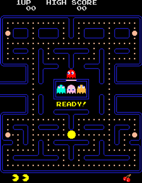 Skjermbilde fra det originale Pac-Man-spillet. <i>Foto:  Wikipedia</i>