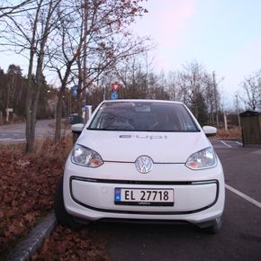 Volkswagen e-Up. <i>Bilde: Per-Ivar Nikolaisen</i>