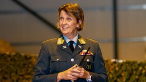 Generalmajor Elisabeth Gifstad Michelsen, sjef Heimevernet. <i>Foto:  Heimevernet</i>