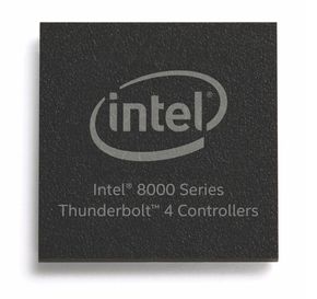 Intel 8000 ser en serie med kontrollerbrikker for Thunderbolt 4. <i>Foto:  Intel Corporation</i>