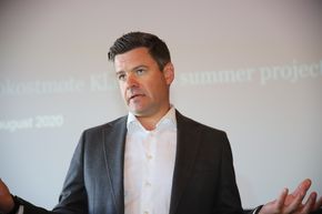 Konsernsjef Lasse Kristoffersen i Wallenius Wilhelmsen mener Heyerdahlprisen er viktig for hele bransjen. <i>Foto:  Tore Stensvold</i>