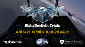 AlphaDogfight-konkurransen avsluttes torsdag kveld. <i>Foto:  DARPA</i>