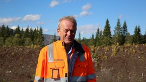 Skanskas prosjektorganisasjon på E6 Helgeland sør har vært ledet med stø hånd av Jan Erik Skogen. <i>Foto:   Jarle Skoglund</i>