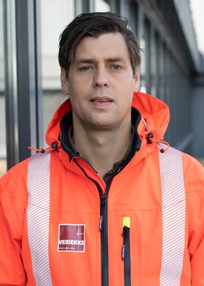 Direktør Martin Holmqvist i Veidekke Asfalt. <i>Foto:  Veidekke</i>