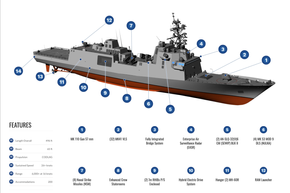 Den første amerikanske FREMM-fregatten skal være operativ i 2030. <i>Foto:  Fincantieri</i>