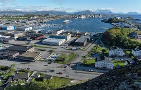 Arbeidene på fv. 834 Mælen i Bodø har en antatt totalkostnad på rundt 50 millioner kroner. <i>Foto:  Nordland fylkeskommune</i>