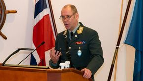 Generalløytnant Yngve Odlo (58) som mandag ble sjef Forsvarets operative hovedkvarter. <i>Foto: Forsvaret</i>