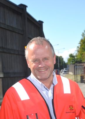 Prosjektleder for E18 Vestkorridoren, Tom Hedalen. <i>Foto:  Kjell Wold, Statens vegvesen</i>