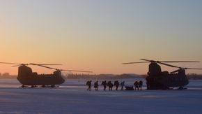 Amerikanske CH-47F Chinook på øvelsen Arctic Edge 2020. <i>Foto:  John Pennell</i>