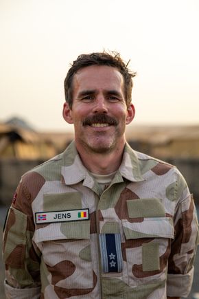 Oberstløytnant Jens Bolstad er pilot og styrkesjef for transportflybidraget i Mali (NORTAD III). <i>Foto:  Onar Digernes Aase / Forsvaret</i>