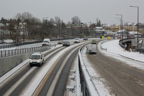 Seutbrua med trafikk i november 2019. <i>Foto:  Bjørn Olav Amundsen</i>