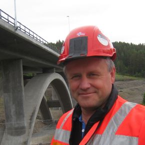 Tom Hedalen i Statens vegvesen. <i>Foto:  Bjørn Olav Amundsen</i>