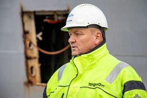 Geir Olav Bøe, daglig leder i Norscrap West. <i>Foto: Marius Valle</i>