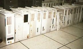 Stone SuperComputer, en parallelldatamaskin satt sammen av eldre PC-er ved ved Oak Ridge National Laboratory. <i>Foto:  Oak Ridge National Laboratory</i>