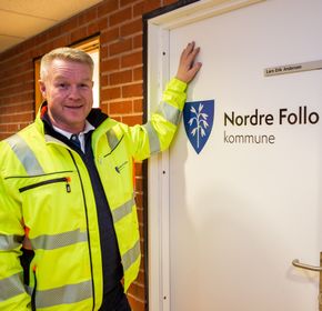 Avdelingsleder Lars Erik Andersen i avdelingen for Vei & Trafikk i Nordre Follo kommune, <i>Foto:  Jarle Skoglund</i>