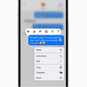 Messages-appen får betydelige oppdateringer som blant annet lar brukere angre sendte meldinger. <i>Foto:  Apple</i>